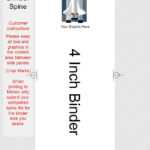 1 Inch Binder Spine Dimensions In Binder Spine Template Word
