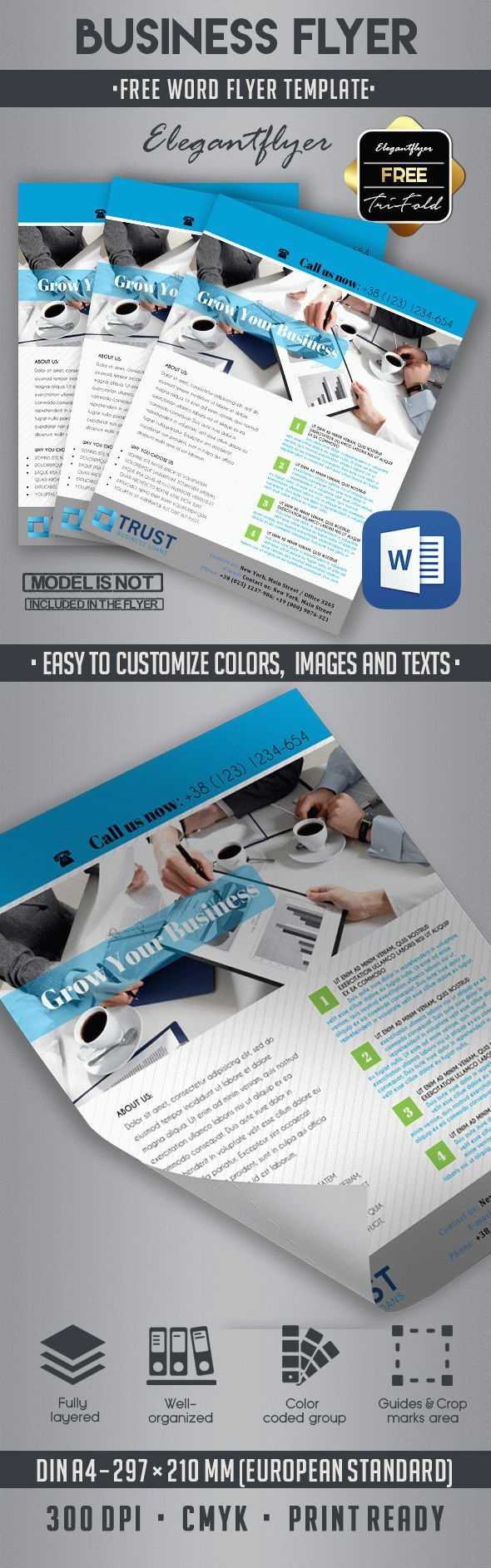 10 Best Business Flyer Templates In Word! |Elegantflyer In Free Business Flyer Templates For Microsoft Word