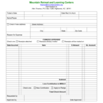 101 Sample Word Expense Reimbursement Form For Reimbursement Form Template Word
