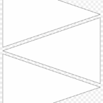 12 Free Printable Templates Pennant Banner Template With Free Triangle Banner Template