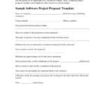 12+ Software Project Proposal Examples – Pdf, Word | Examples With Software Project Proposal Template Word
