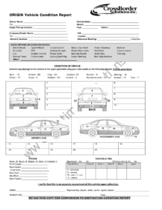 12+ Vehicle Condition Report Templates - Word Excel Samples inside Truck Condition Report Template
