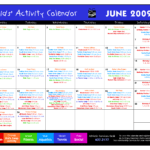14 Blank Activity Calendar Template Images – Printable Blank Throughout Blank Activity Calendar Template
