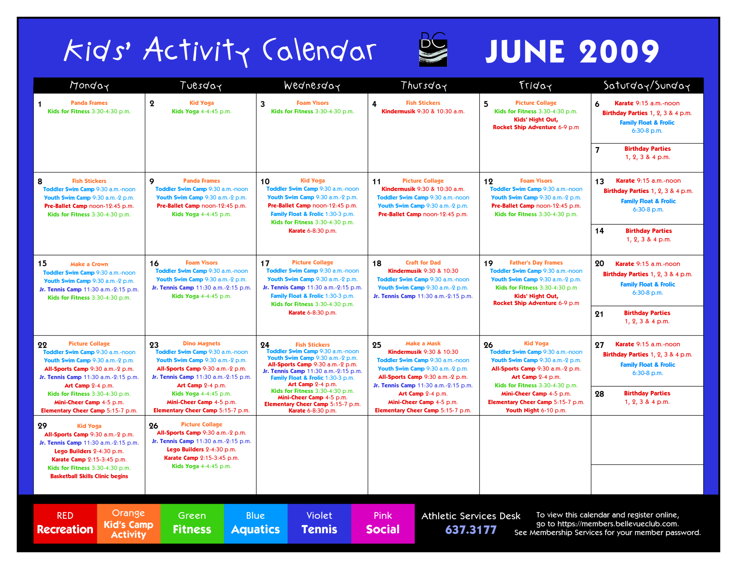 14 Blank Activity Calendar Template Images - Printable Blank Throughout Blank Activity Calendar Template
