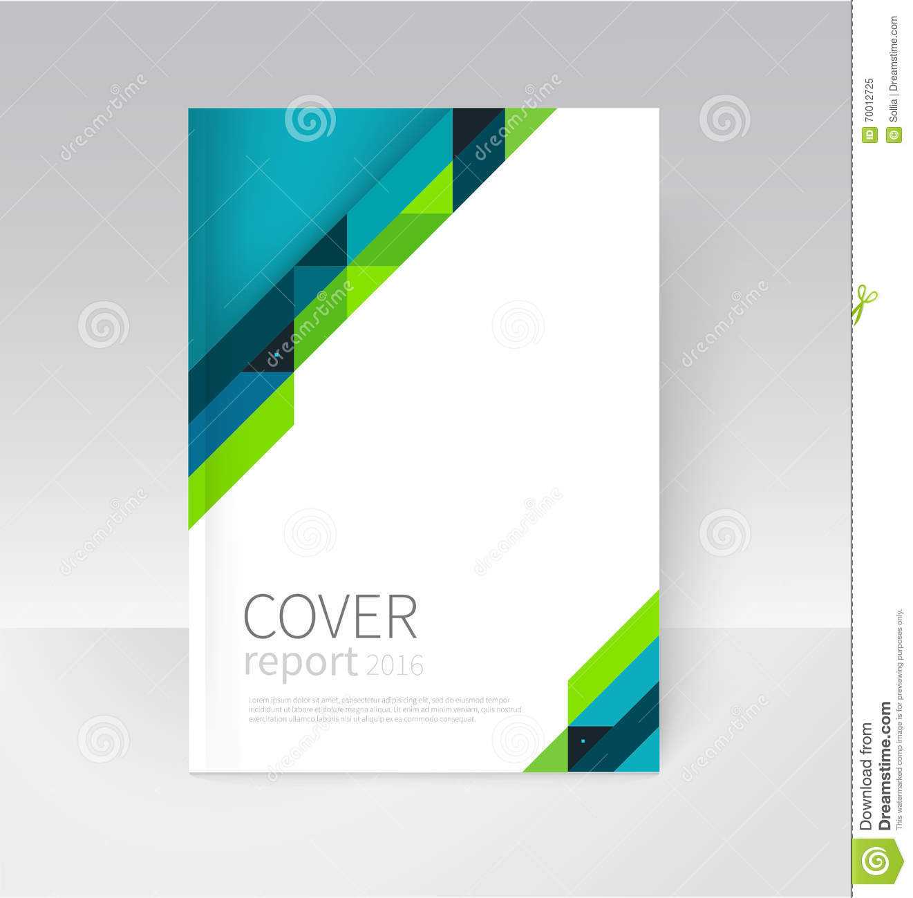 14122F Report Cover Page Templates Free Download Green In Annual Report Template Word Free Download