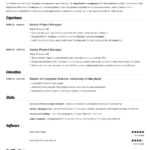15+ Blank Resume Templates & Forms To Fill In And Download Inside Free Blank Cv Template Download