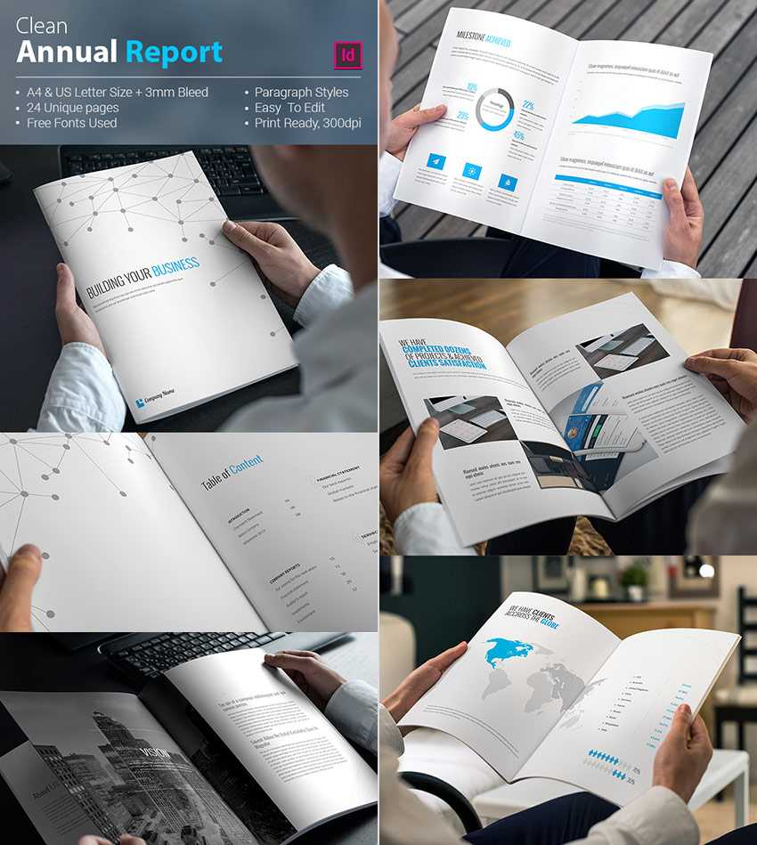 15+ Шаблонів Для Річного Звіту З Неймовірними Макетами Indesign Regarding Free Annual Report Template Indesign