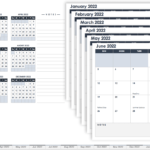 15 Free Monthly Calendar Templates | Smartsheet Regarding Blank One Month Calendar Template