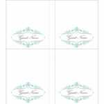 16 Printable Table Tent Templates And Cards ᐅ Templatelab Throughout Table Tent Template Word