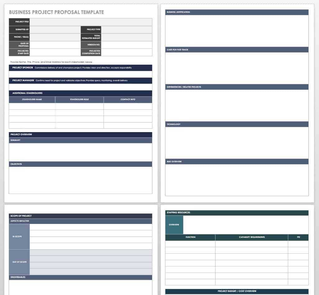 17 Free Project Proposal Templates + Tips | Smartsheet Regarding Software Project Proposal Template Word