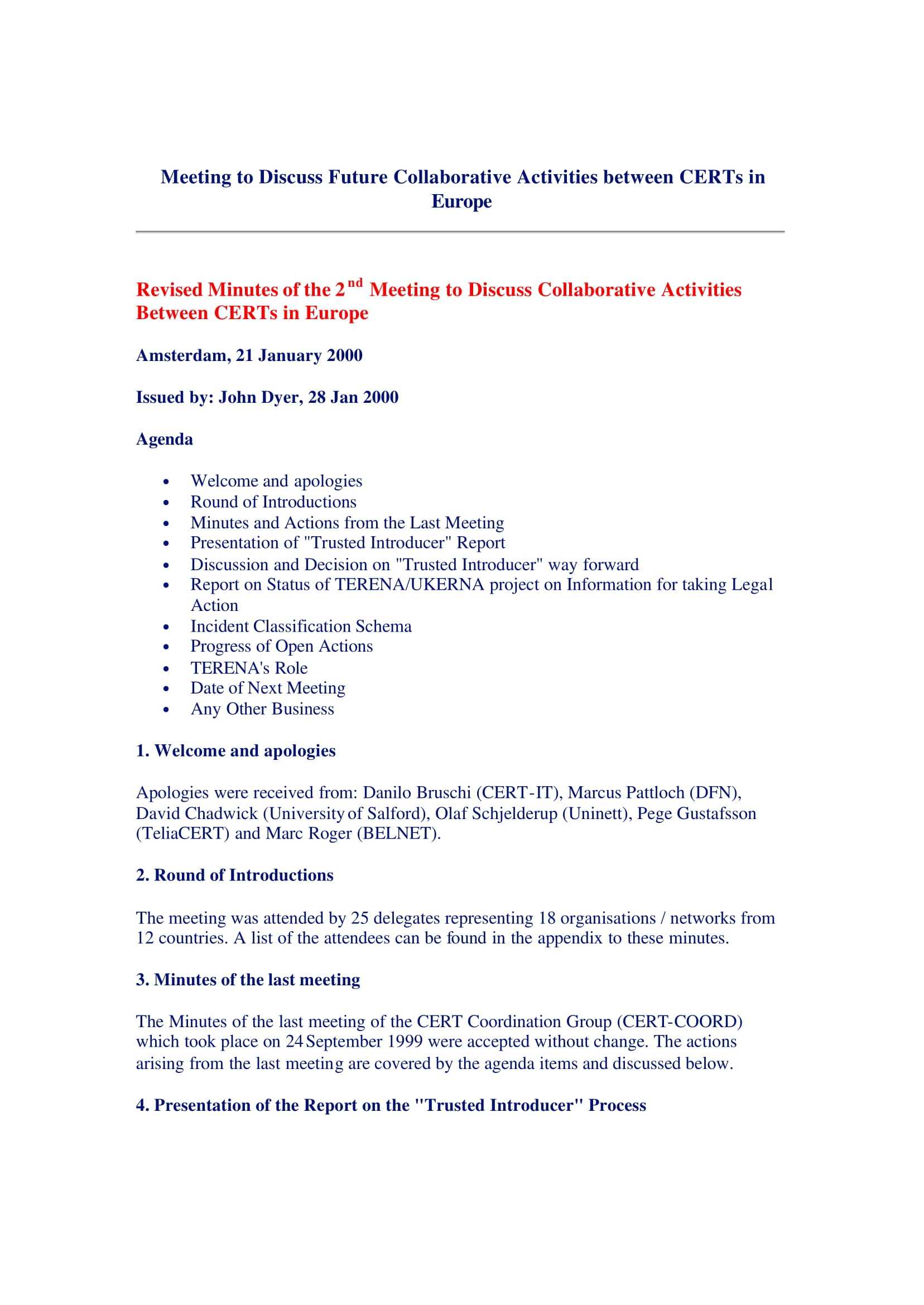 17+ Professional Meeting Minutes Templates – Pdf, Word Regarding Corporate Minutes Template Word