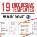 19 Free Resume Templates Download Now In Ms Word On Behance For Microsoft Word Resume Template Free