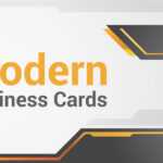 19+ Modern Business Card Templates – Psd, Ai, Word, | Free Intended For Free Business Cards Templates For Word
