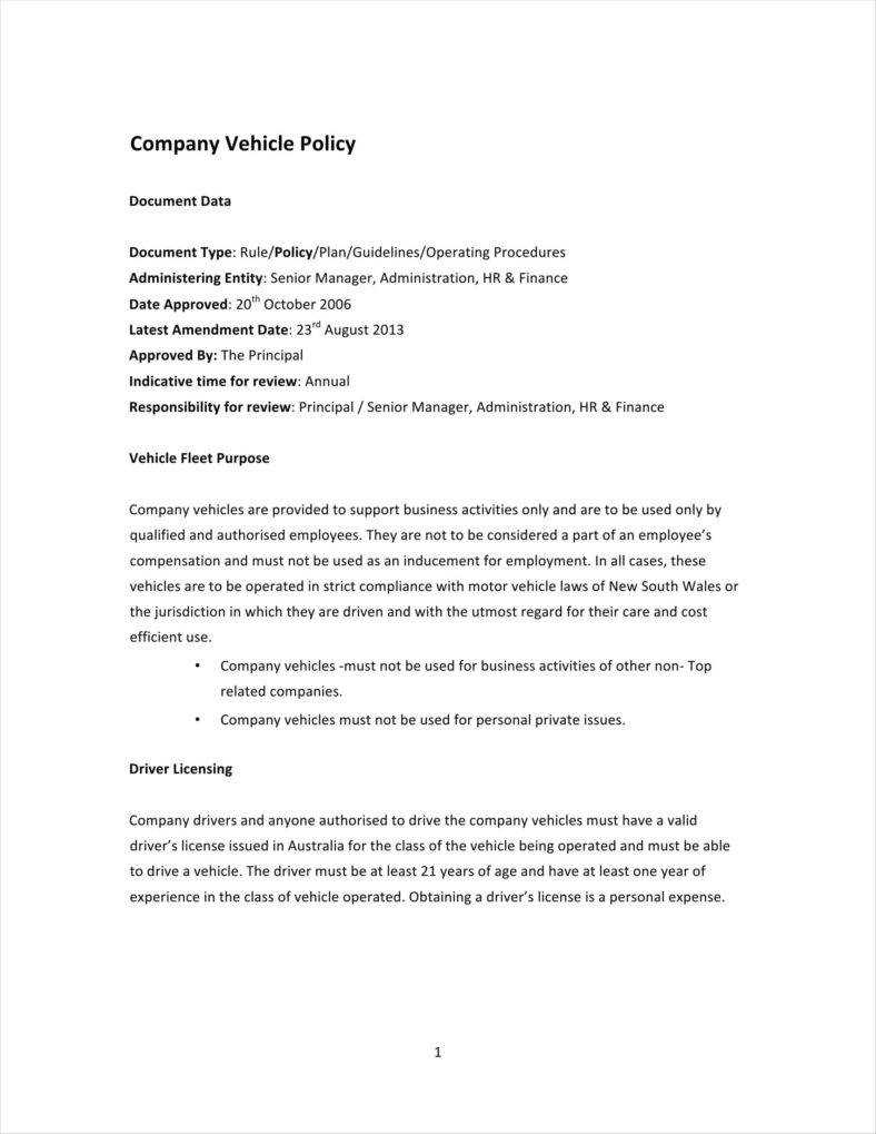 19+ Policy Templates In Word And Pdf | Free & Premium Templates With Regard To Business Rules Template Word