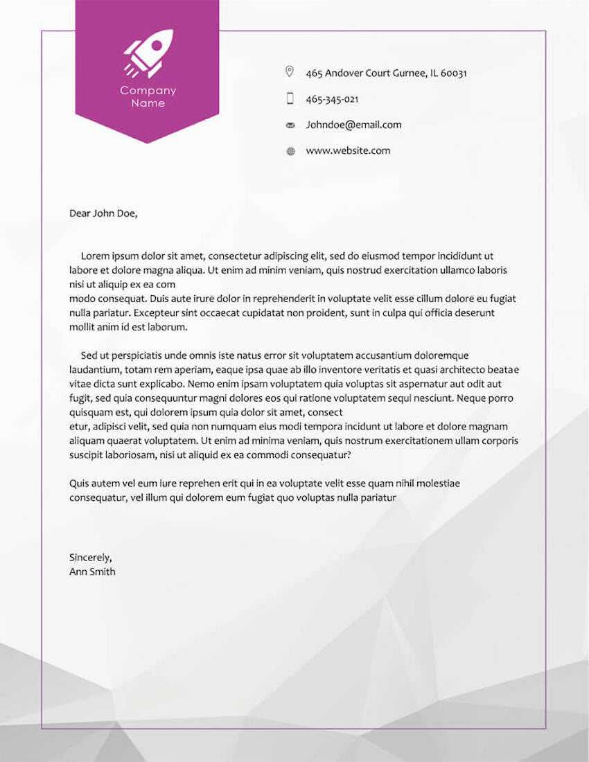 20 Best Free Microsoft Word Corporate Letterhead Templates For Headed Letter Template Word
