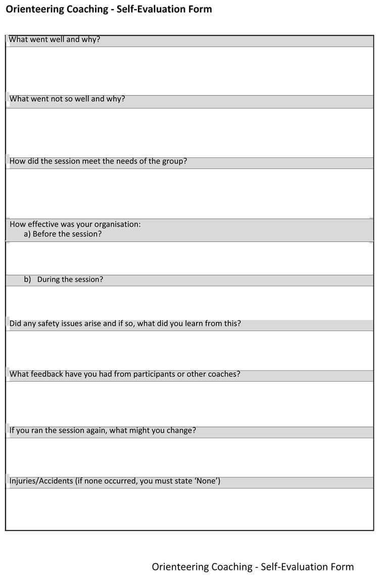 20+ Self Evaluation/assessment Examples, Questions & Forms For Blank Evaluation Form Template