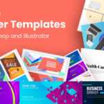 21 Free Banner Templates For Photoshop And Illustrator Inside Free Online Banner Templates