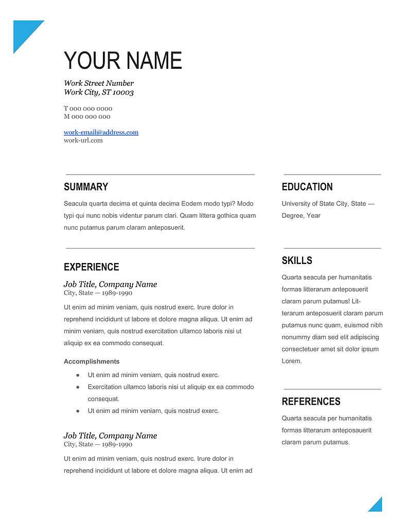 21 New Curriculum Vitae Format Ms Word File | Free Resume With Free Printable Resume Templates Microsoft Word