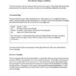 22+ Business Report Format Examples – Pdf, Doc, Pages | Examples Throughout Company Report Format Template