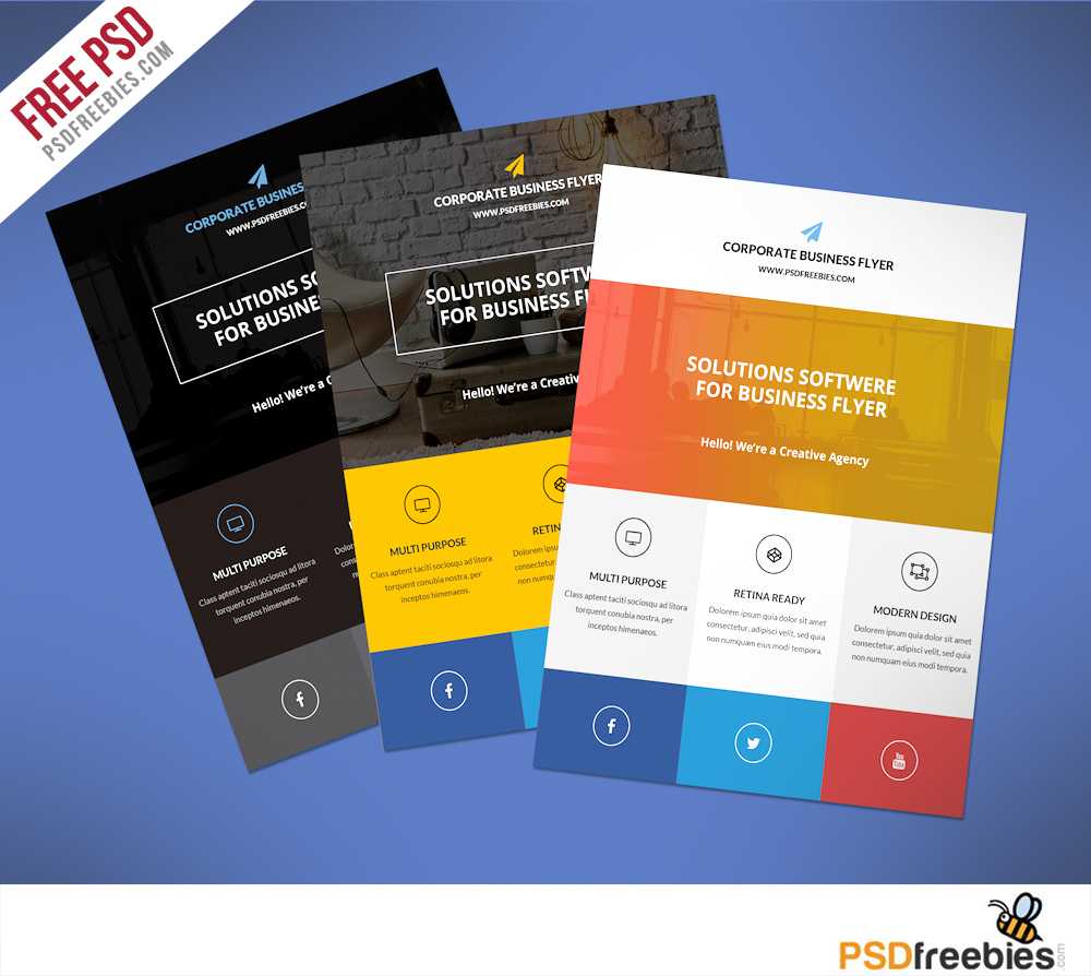 23+ Best Free Business Flyer Psd Templates 2019 Within Free Business Flyer Templates For Microsoft Word