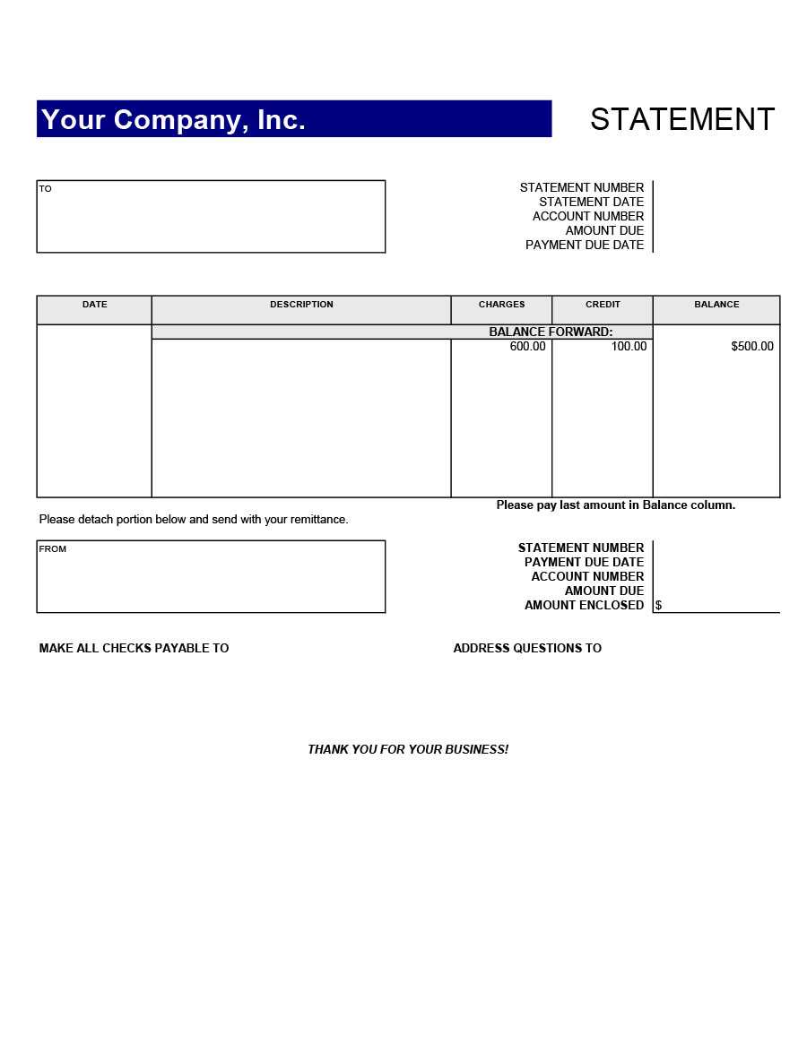 23 Editable Bank Statement Templates [Free] ᐅ Templatelab In Blank Bank Statement Template Download