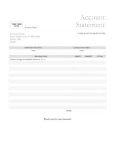 23 Editable Bank Statement Templates [Free] ᐅ Templatelab inside Blank Bank Statement Template Download