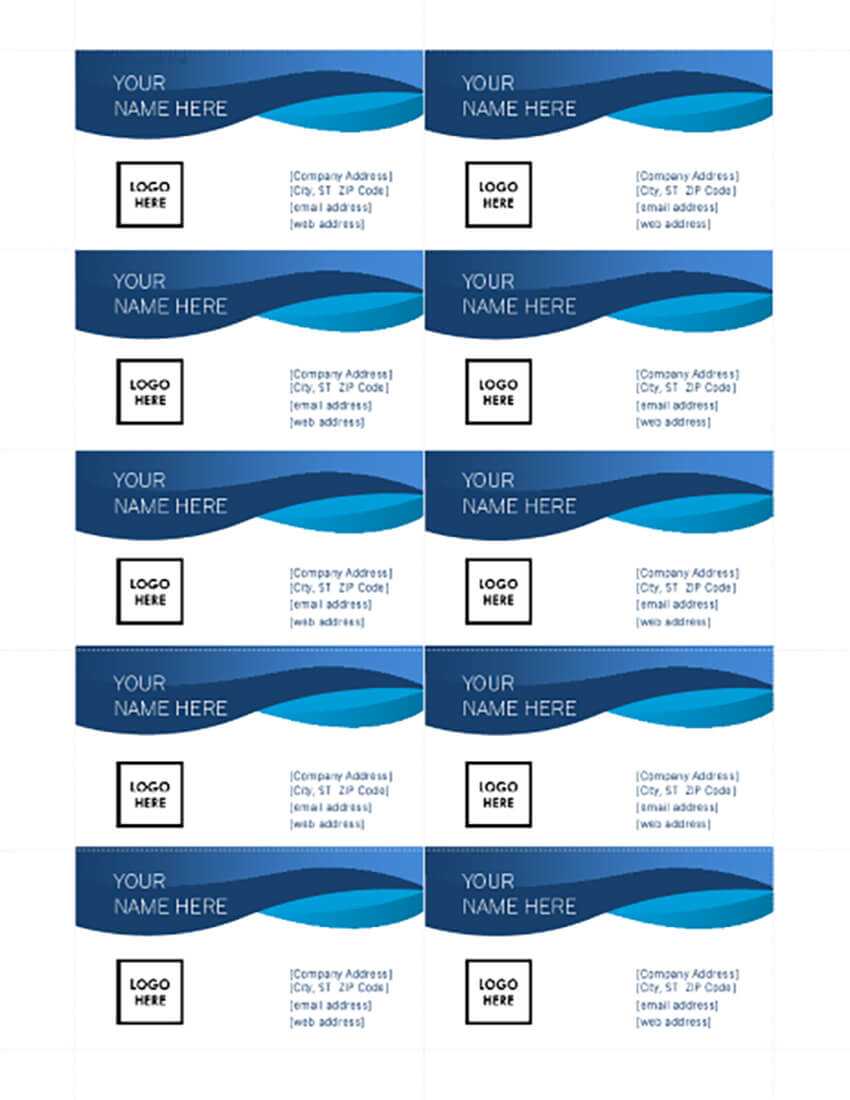 25+ Free Microsoft Word Business Card Templates (Printable For Free Business Cards Templates For Word