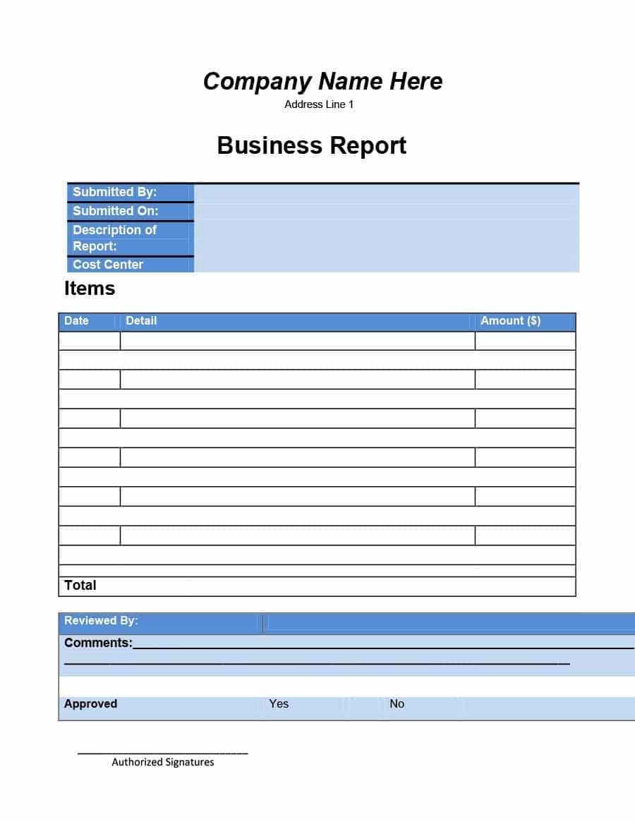 30+ Business Report Templates & Format Examples ᐅ Templatelab Intended For Business Review Report Template