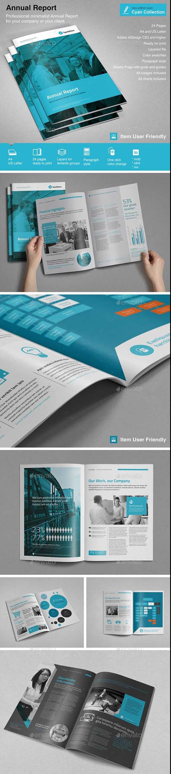 32+ Indesign Annual Report Templates For Corporate For Free Indesign Report Templates