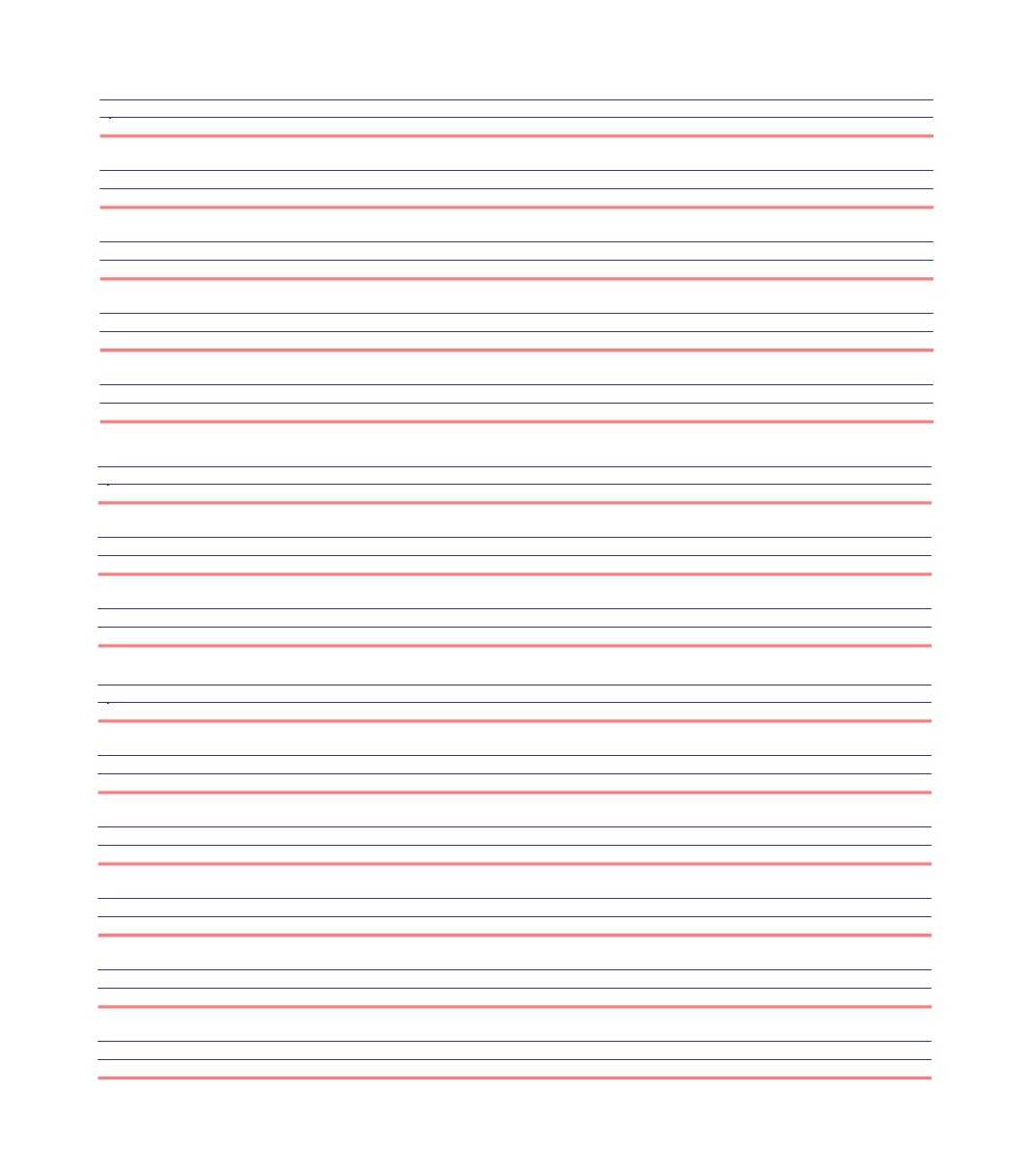 32 Printable Lined Paper Templates ᐅ Templatelab In Blank Sheet Music Template For Word