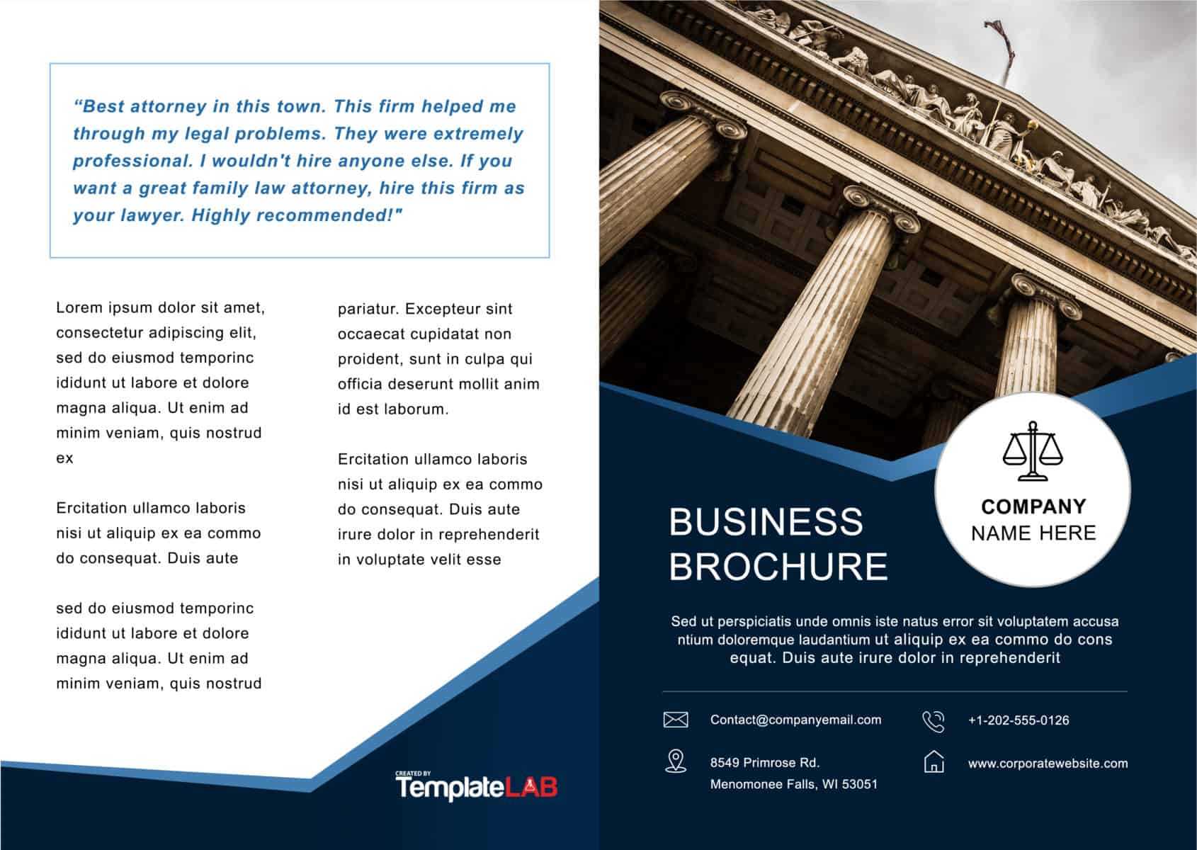 33 Free Brochure Templates (Word + Pdf) ᐅ Templatelab With Regard To Free Business Flyer Templates For Microsoft Word