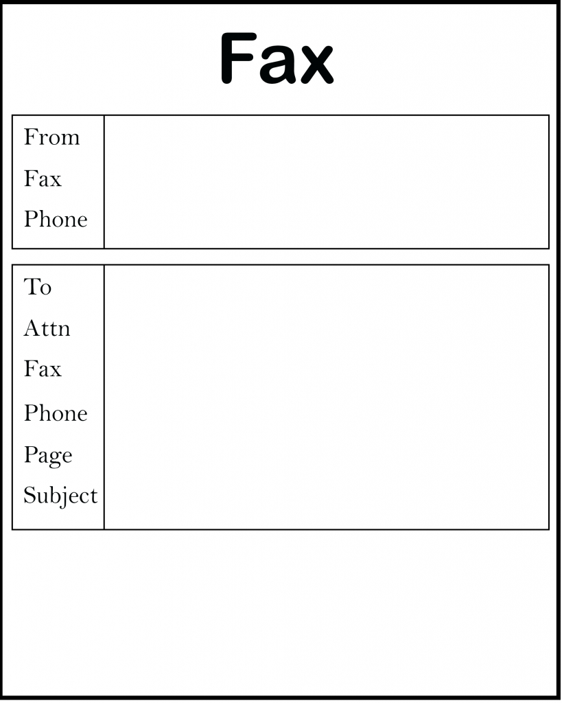 33+ Free Fax Cover Sheet Template Pdf Download [2020] For 33 Up Label Template Word