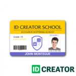 35 Blank School Id Card Template Free Download Word For Ms Intended For Id Badge Template Word
