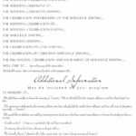 37 Printable Wedding Program Examples & Templates ᐅ Templatelab In Free Printable Wedding Program Templates Word