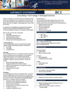 39 Effective Capability Statement Templates (+ Examples) ᐅ with Capability Statement Template Word