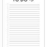 3Cf515 Blank Checklist Templates | Wiring Library with regard to Blank To Do List Template