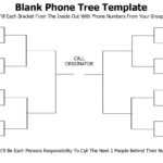 4 Phone Tree Templates – Word Excel Formats For Calling Tree Template Word