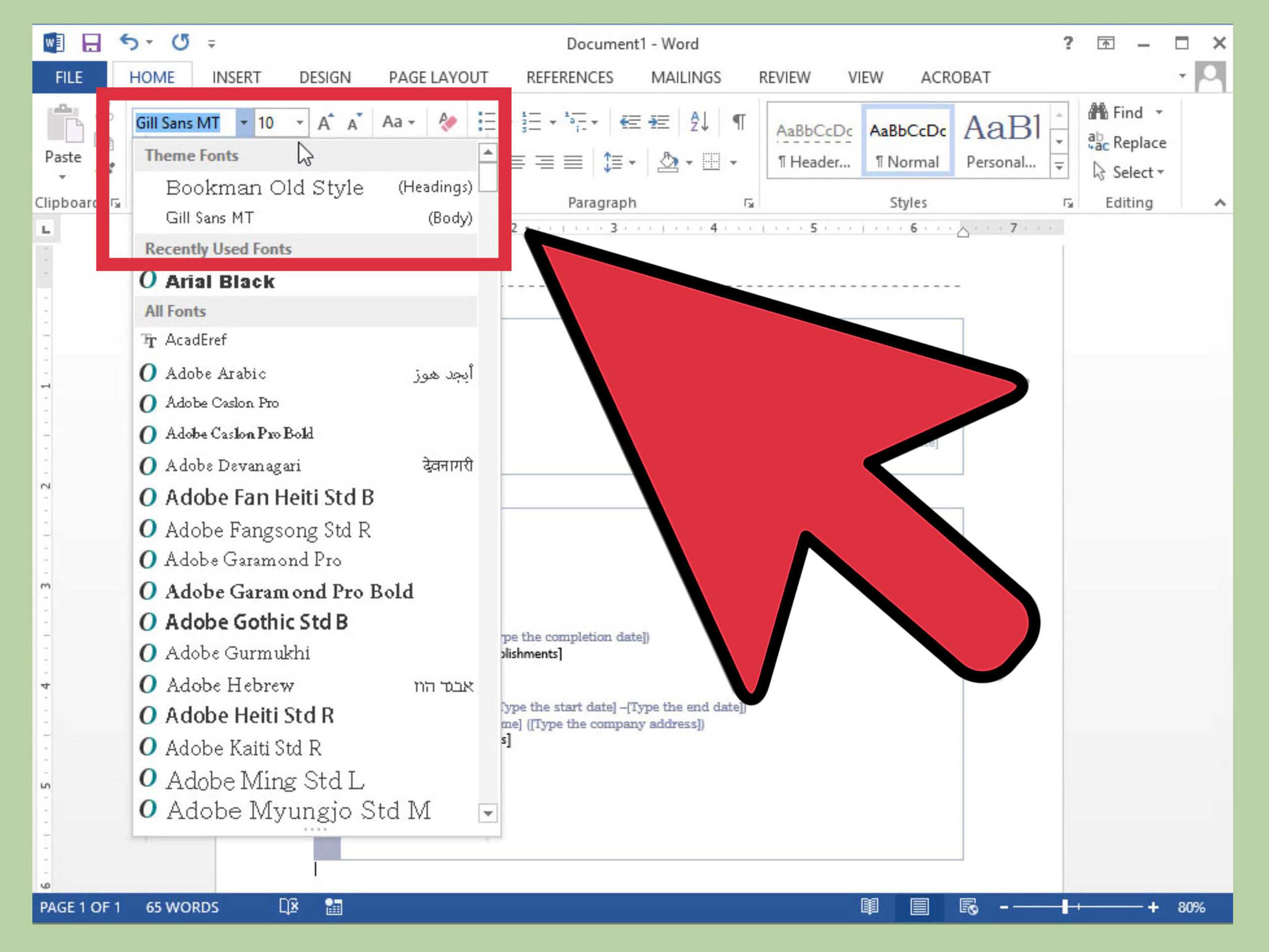4 Ways To Create A Resume In Microsoft Word - Wikihow For How To Find A Resume Template On Word