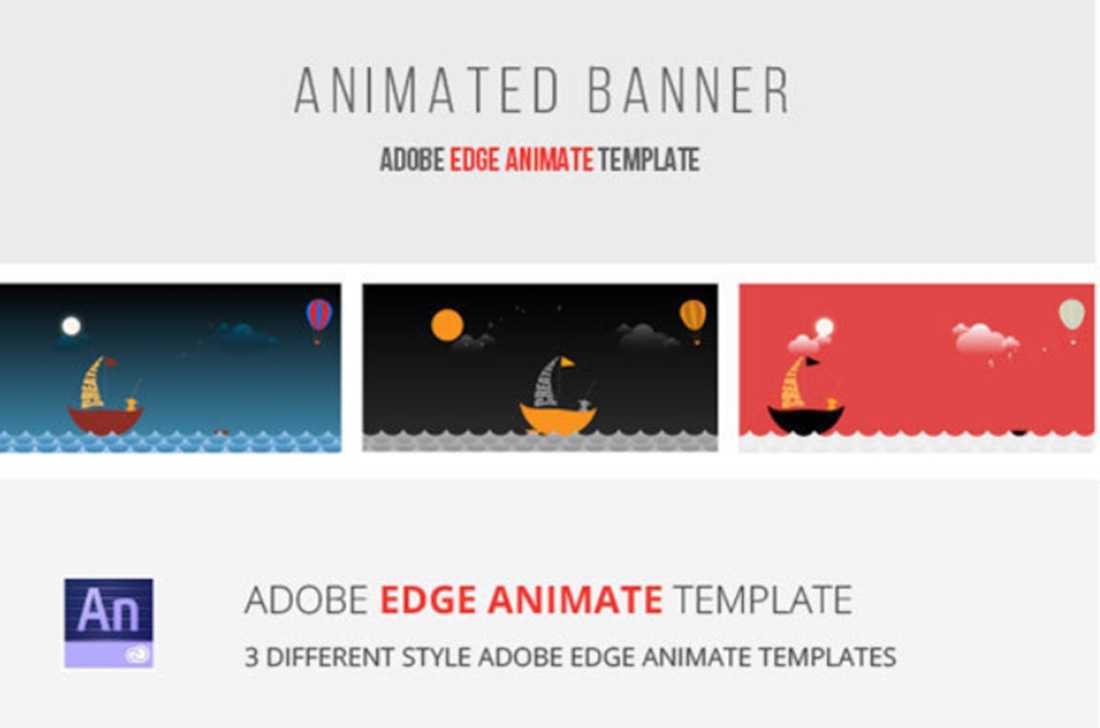 40 Awesome Edge Animate Templates With Regard To Animated Banner Template