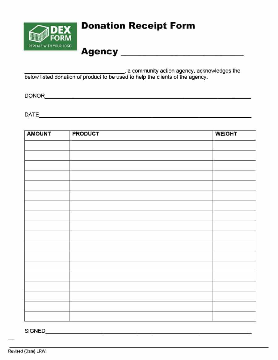 40 Donation Receipt Templates & Letters [Goodwill, Non Profit] With Regard To Donation Report Template