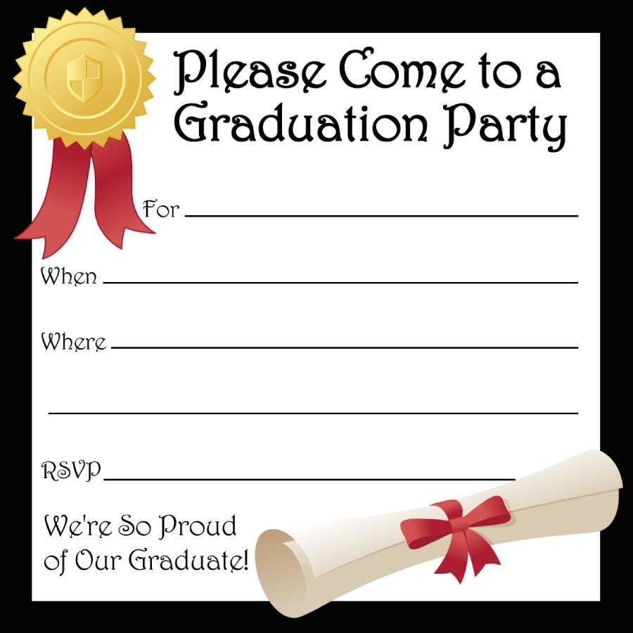 40+ Free Graduation Invitation Templates ᐅ Templatelab Pertaining To Free Graduation Invitation Templates For Word