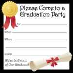 40+ Free Graduation Invitation Templates ᐅ Templatelab Pertaining To Graduation Invitation Templates Microsoft Word