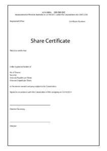 40+ Free Stock Certificate Templates (Word, Pdf) ᐅ Templatelab throughout Blank Share Certificate Template Free