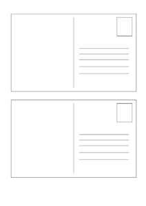 40+ Great Postcard Templates &amp; Designs [Word + Pdf] ᐅ inside Postcard Size Template Word