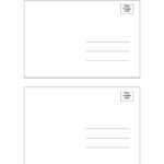 40+ Great Postcard Templates & Designs [Word + Pdf] ᐅ Throughout Postcard Size Template Word
