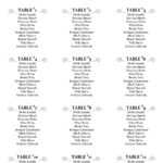 40+ Great Seating Chart Templates (Wedding, Classroom + More) Throughout Wedding Seating Chart Template Word
