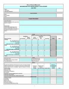 40+ Project Status Report Templates [Word, Excel, Ppt] ᐅ pertaining to Job Progress Report Template