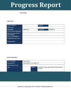 40+ Project Status Report Templates [Word, Excel, Ppt] ᐅ within It Progress Report Template