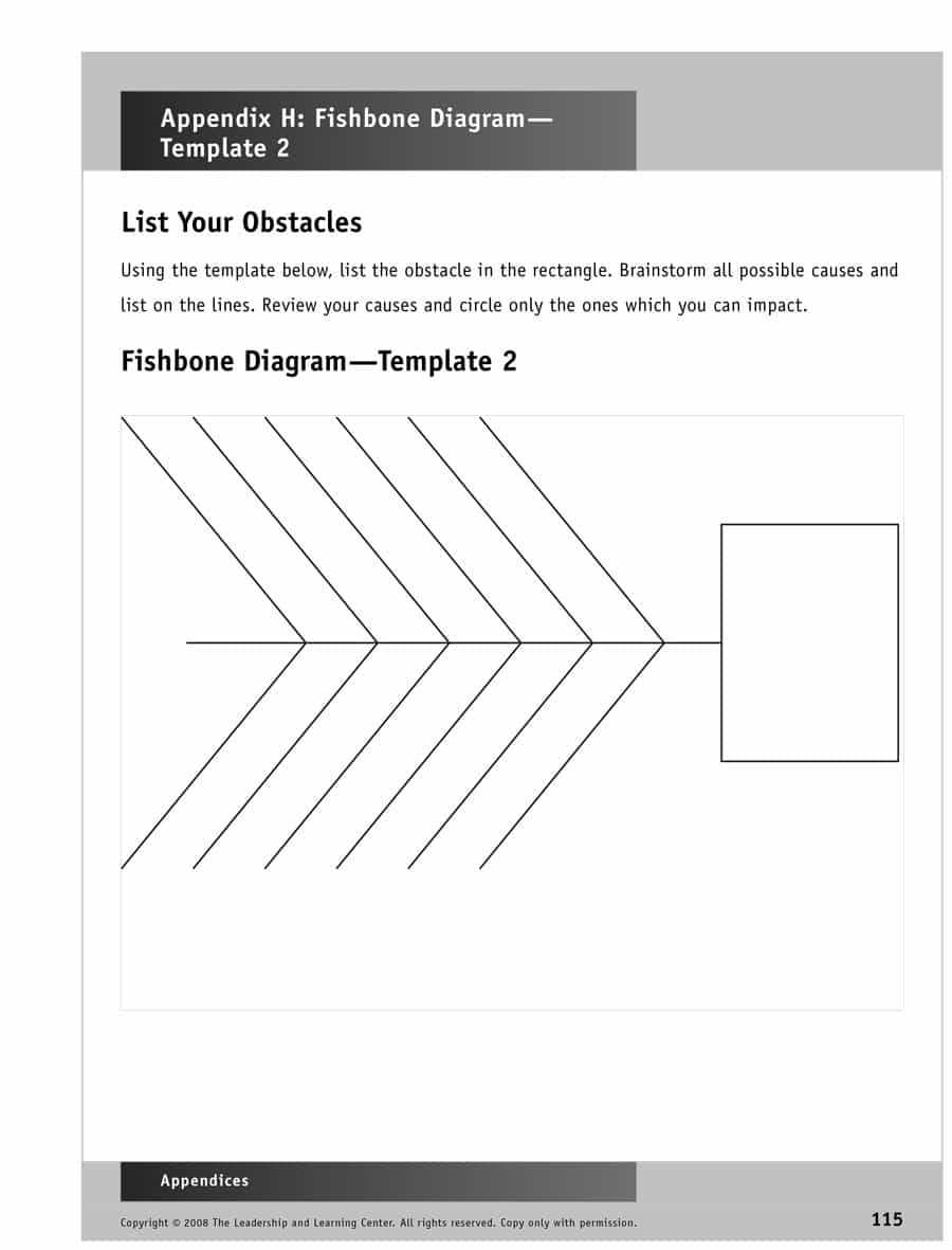 43 Great Fishbone Diagram Templates & Examples [Word, Excel] Within Blank Fishbone Diagram Template Word