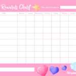 44 Printable Reward Charts For Kids (Pdf, Excel & Word) With Reward Chart Template Word